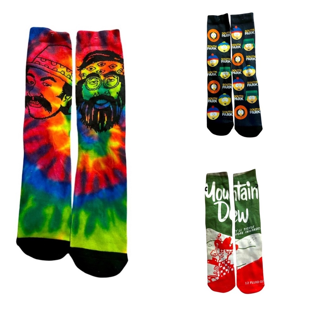 Bundle of 3 pairs of Graphic Tubesocks